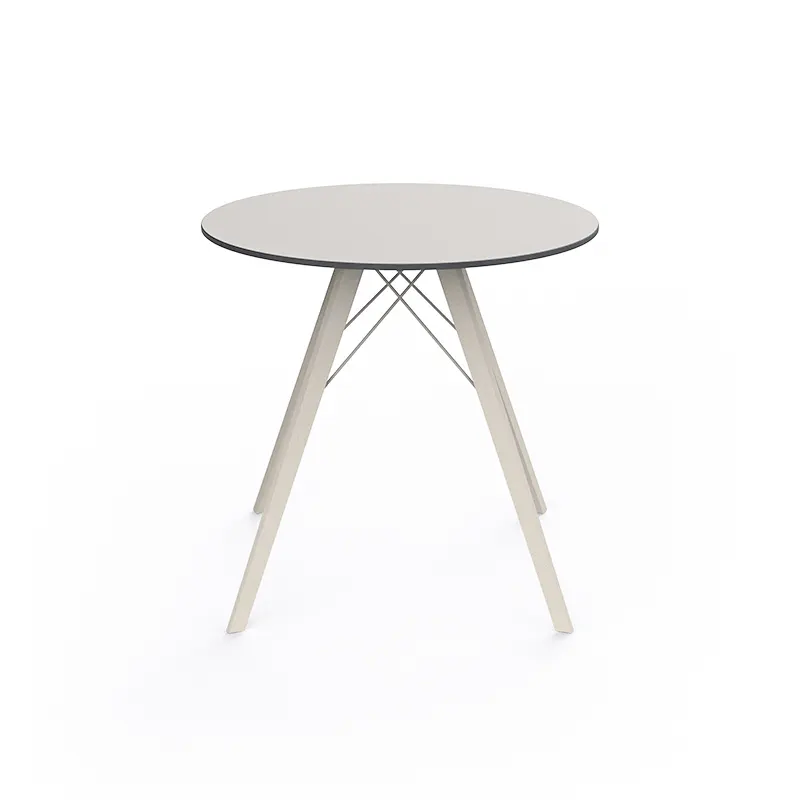 Faz Wood Table ø80x74